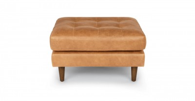 Sven Charme Tan Ottoman